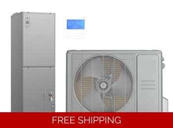 C&H 24K-Btu 18.6 SEER2 Central-AHU X-TREME H-Heat Pump (-22°F) Wifi, E-Star: 12 EER/10 HSPF (R454B)